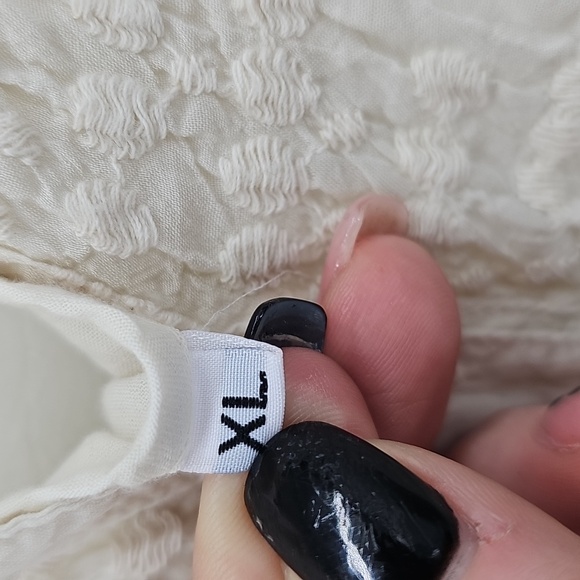 Johnny Was Billie Embroidered Ivory Guaze Maxi Dress Women's Size Xl - Picture 11 of 13